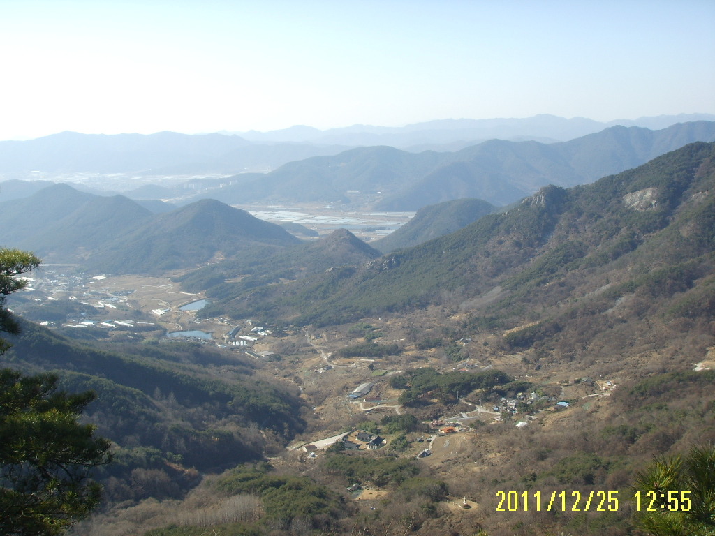 낙화산 정상 이미지