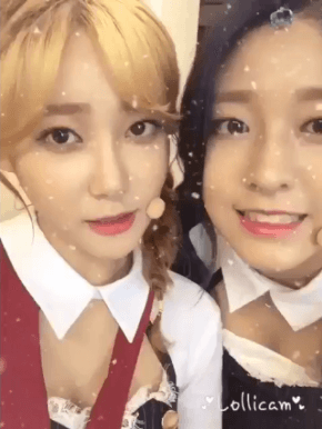 aoa 유나&설현.gif | 인스티즈