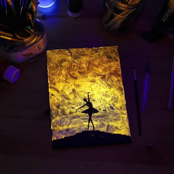 밤이 되면 밝아지는 풍경그림 | 인스티즈