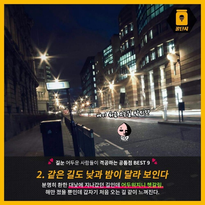 길눈 어두운 사람들이 공감하는 공통점 9가지 | 인스티즈