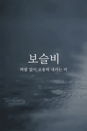 이쁜 우리말 비(雨) 이름 | 인스티즈