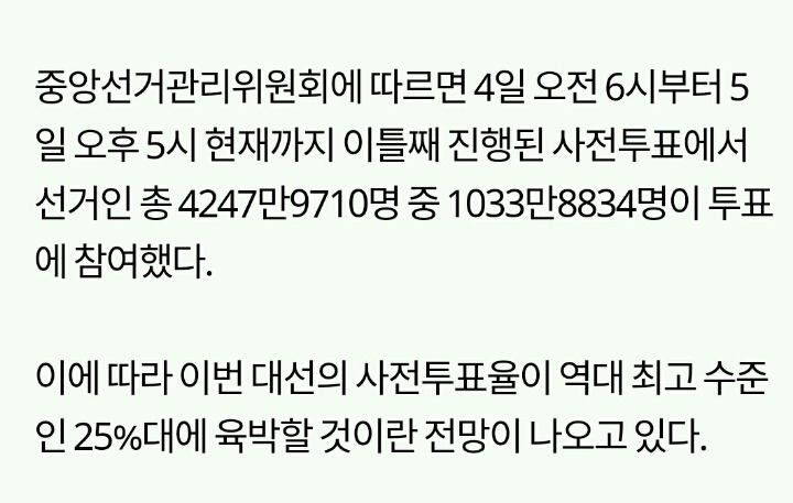 조국 “대선 사전투표율 1000만 돌파…25% 넘으면 문재인 '프리허그', 경호가 걱정” | 인스티즈