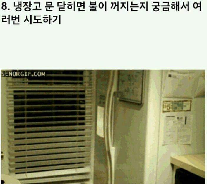 살면서 한 번쯤은 꼭 해봤을 이상한 행동 10가지 | 인스티즈