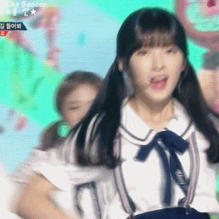 160805 뮤직뱅크 오마이걸 - 내 얘길 들어봐(A-ing).gif | 인스티즈