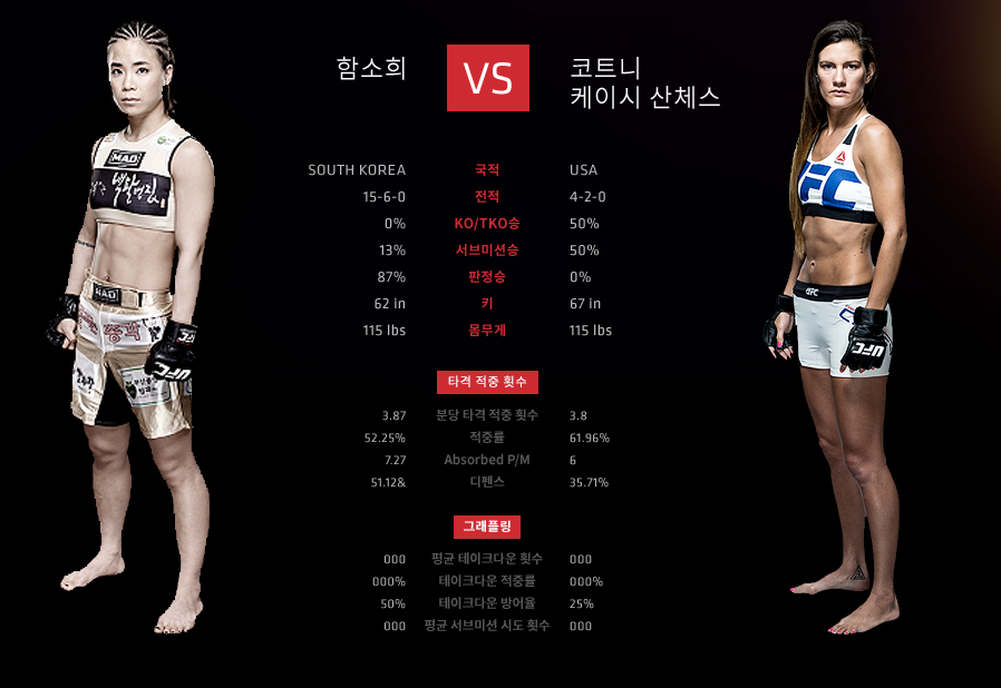 2015 UFC 한국대회 대진표.jpg | 인스티즈