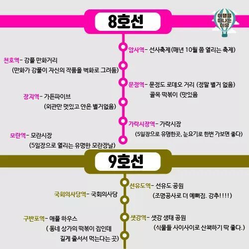 지하철 노선도 맛집투어를 다녀보자 | 인스티즈