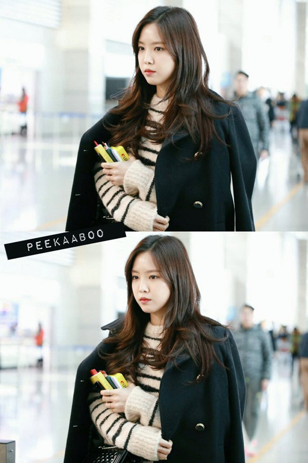 오늘 공항 손나은.jpg | 인스티즈