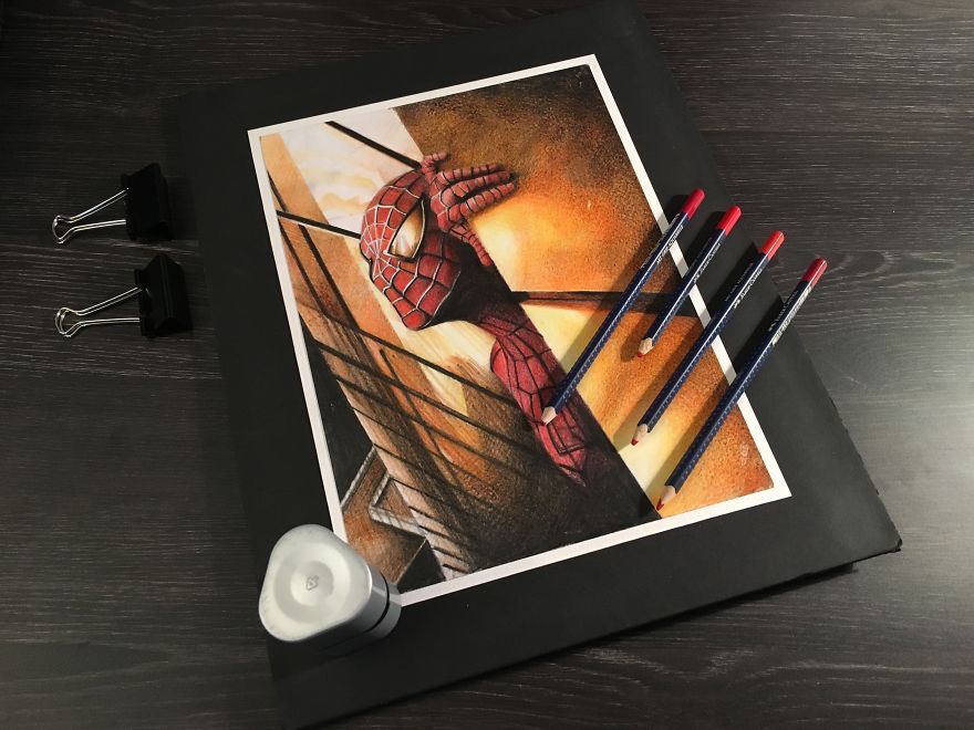 색연필로 표현한 영화 포스터 | 인스티즈