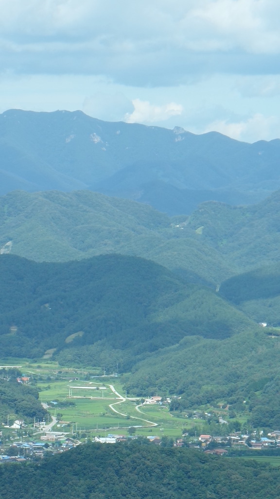 전주 모악산에서 본 웅장한 전주 만덕산(해발 762m) 풍경 (안구정화) | 인스티즈