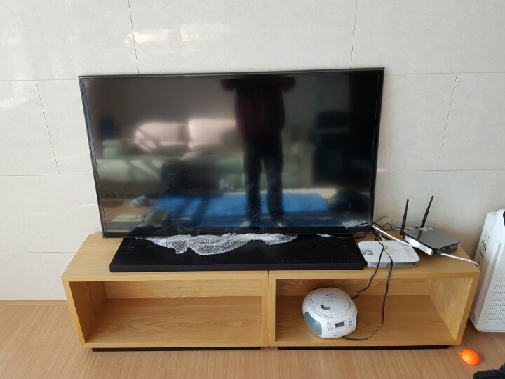 벽걸이티브이tv티비방문설치셋톱 이미지