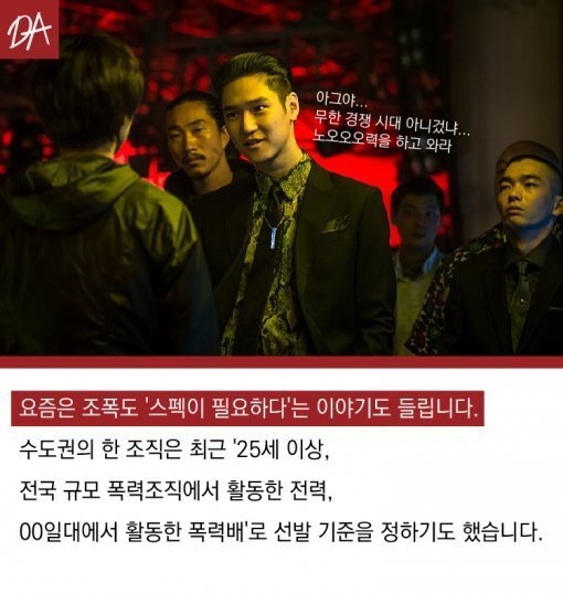  조폭도 열정페이?…37％ 월수입 100만원도 안돼 | 인스티즈