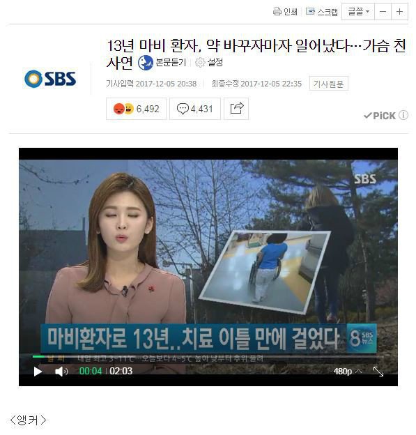 오진으로 13년을 누워지낸 여자 | 인스티즈