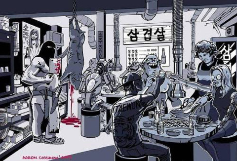 미국 작가가 묘사한 이태원 jpg | 인스티즈