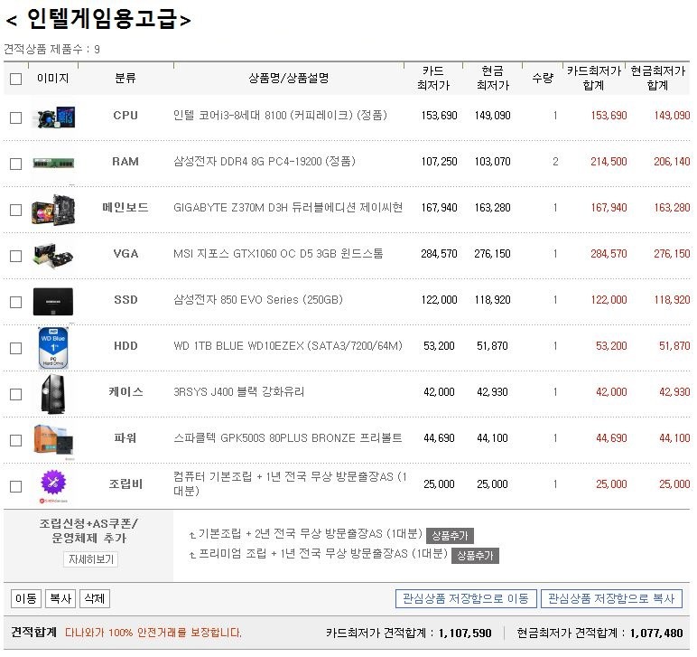  17년 11월 인벤 조립 PC 견적가이드.jpg | 인스티즈